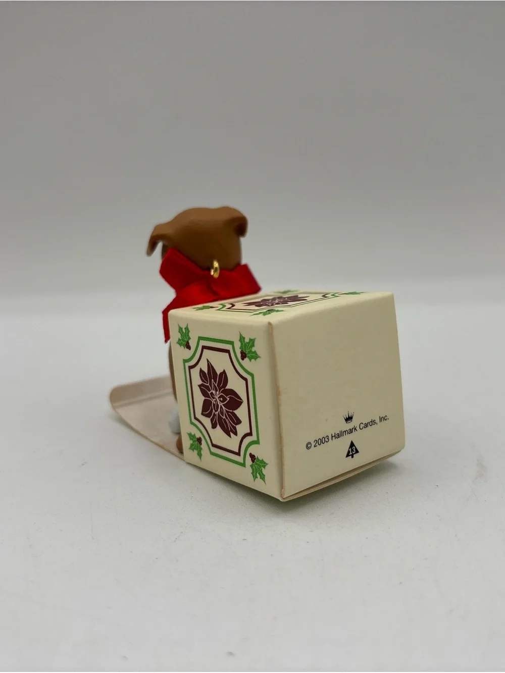 Hallmark Keepsake Ornament Dated 2003 Vintage Puppy Love 13th In The Series EUC